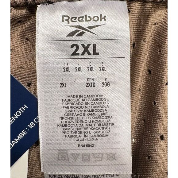 REEBOK - NWT - Men's Size 2XL Casual Hoopwear Transition Basketball Shorts - Picture 10 of 15